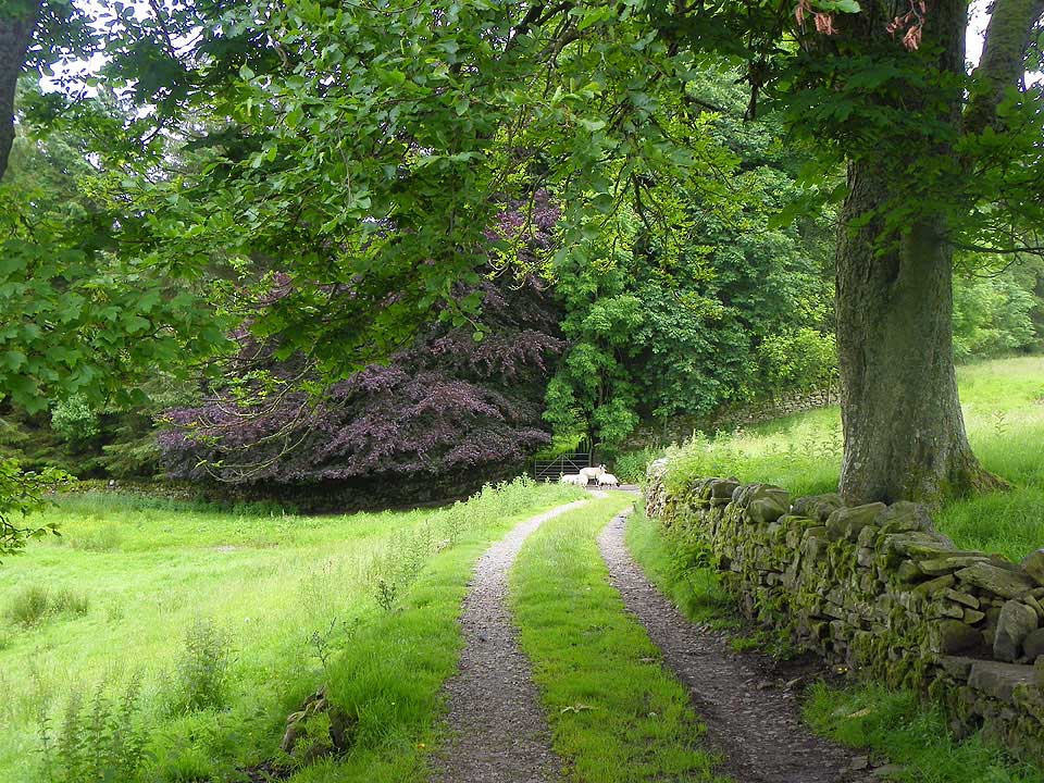Pennine Way path passes by the site