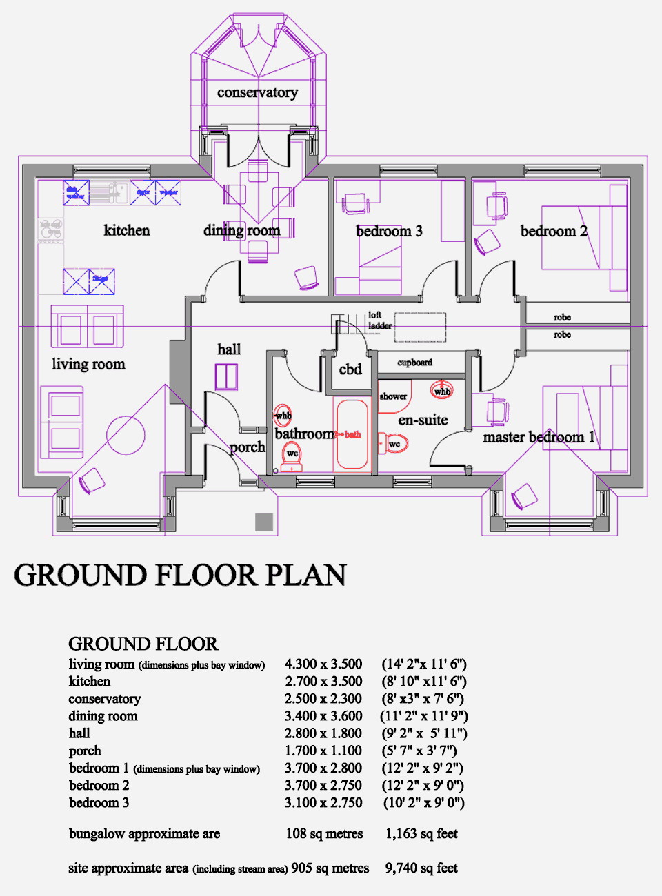 Floorplan of Plot 12