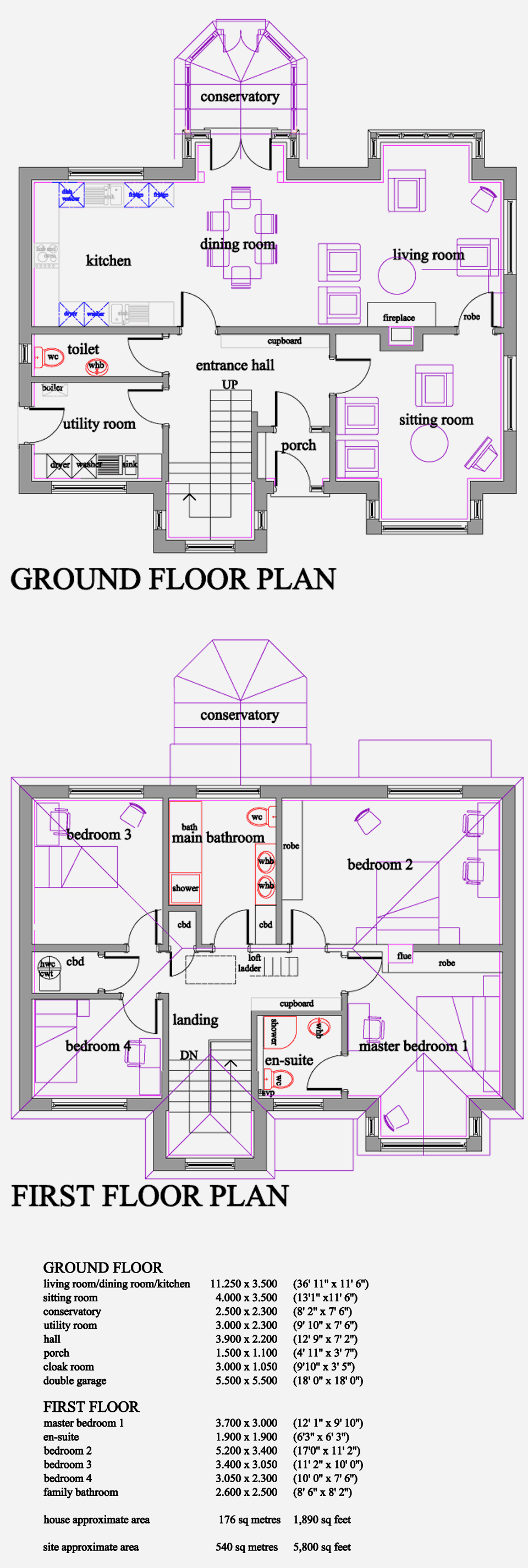 Floorplan of Plot 8