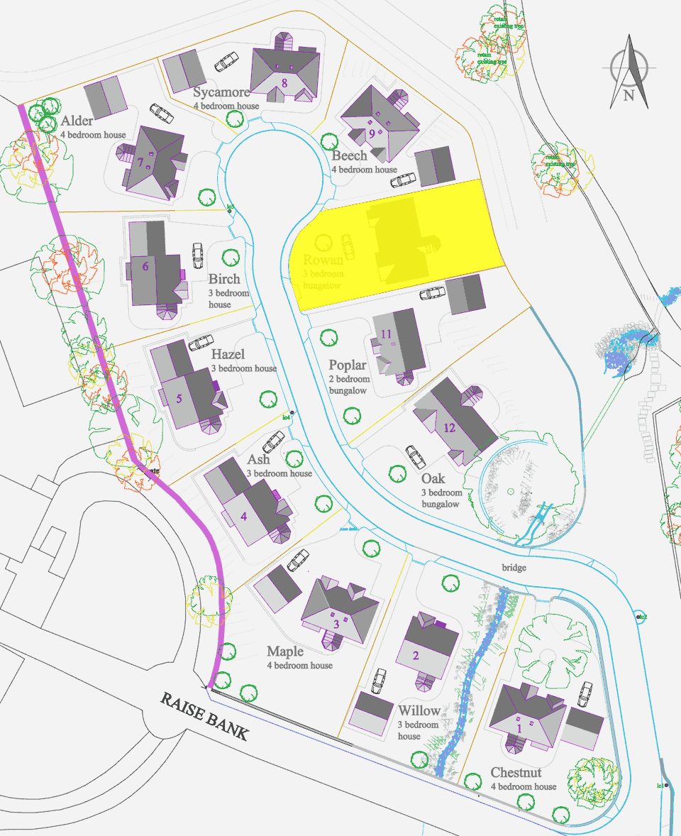 Siteplan showing Plot 10